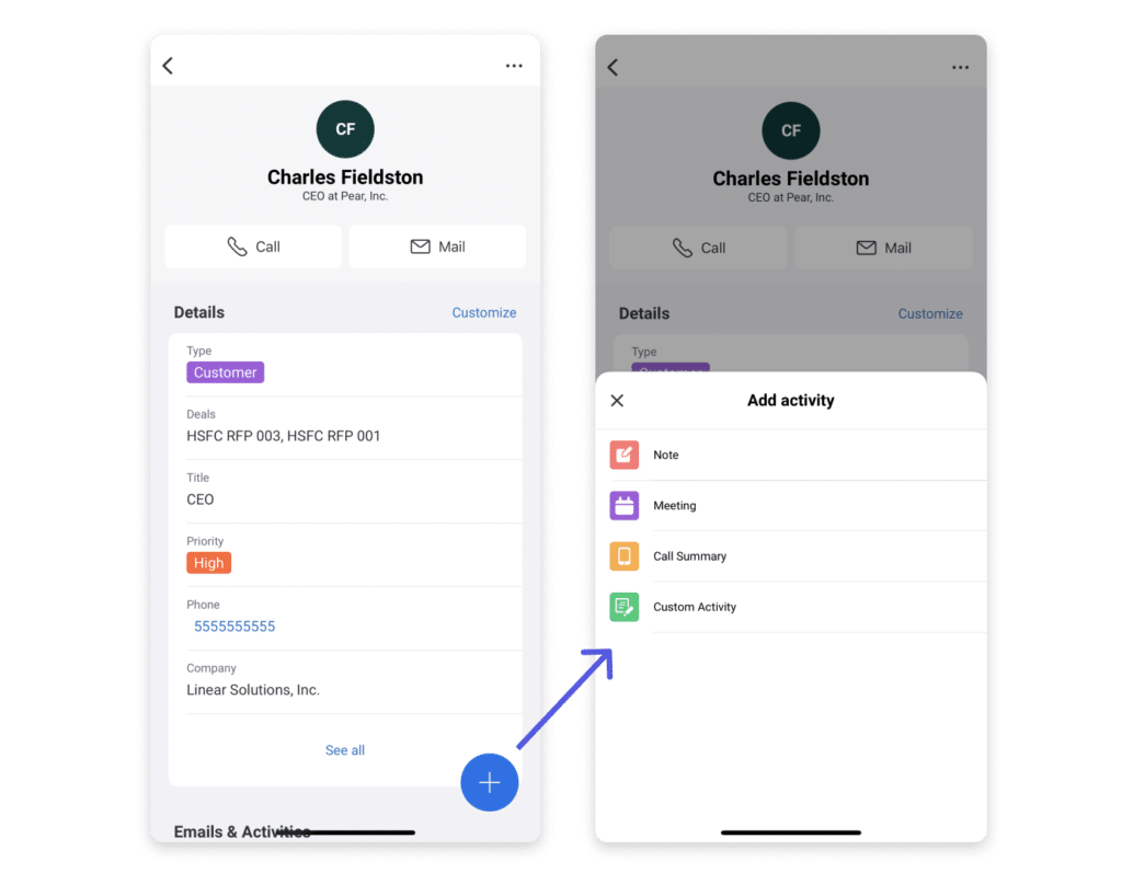 monday CRM Mobile