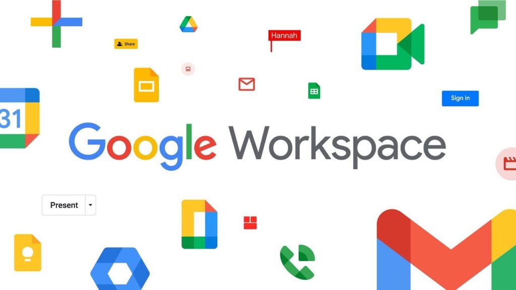 Google Workspace outils de communication
