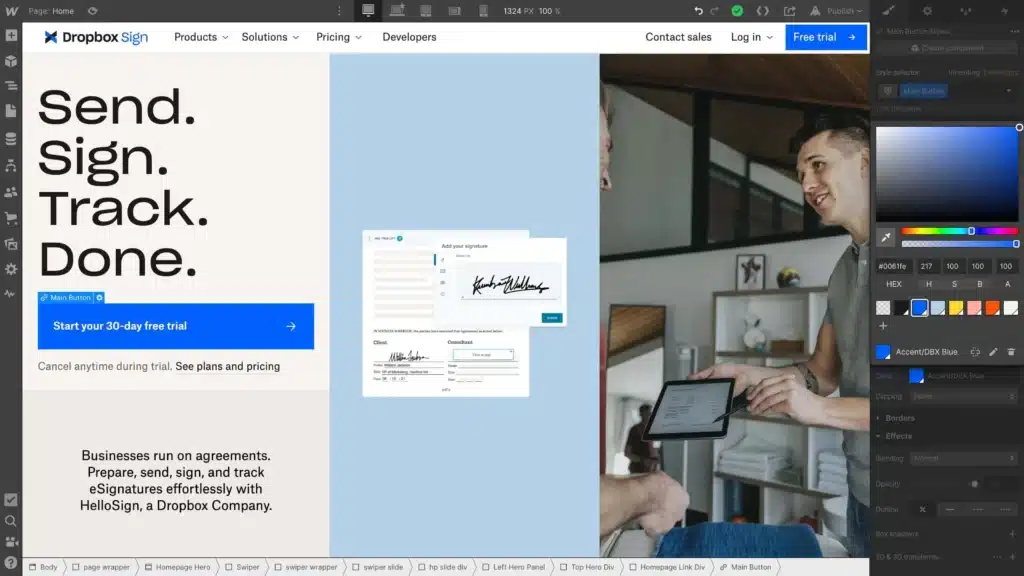 webflow