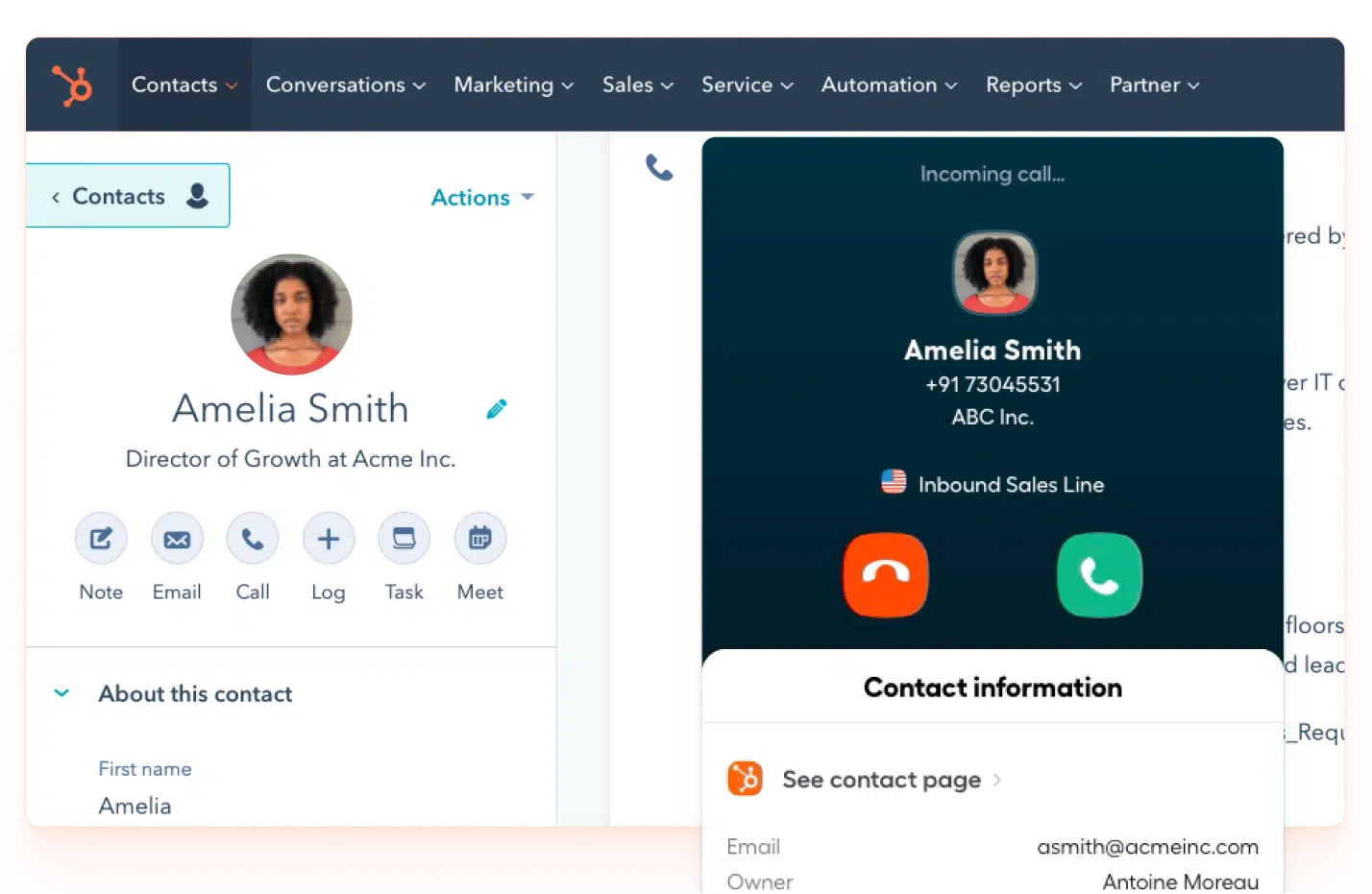 Aircall HubSpot