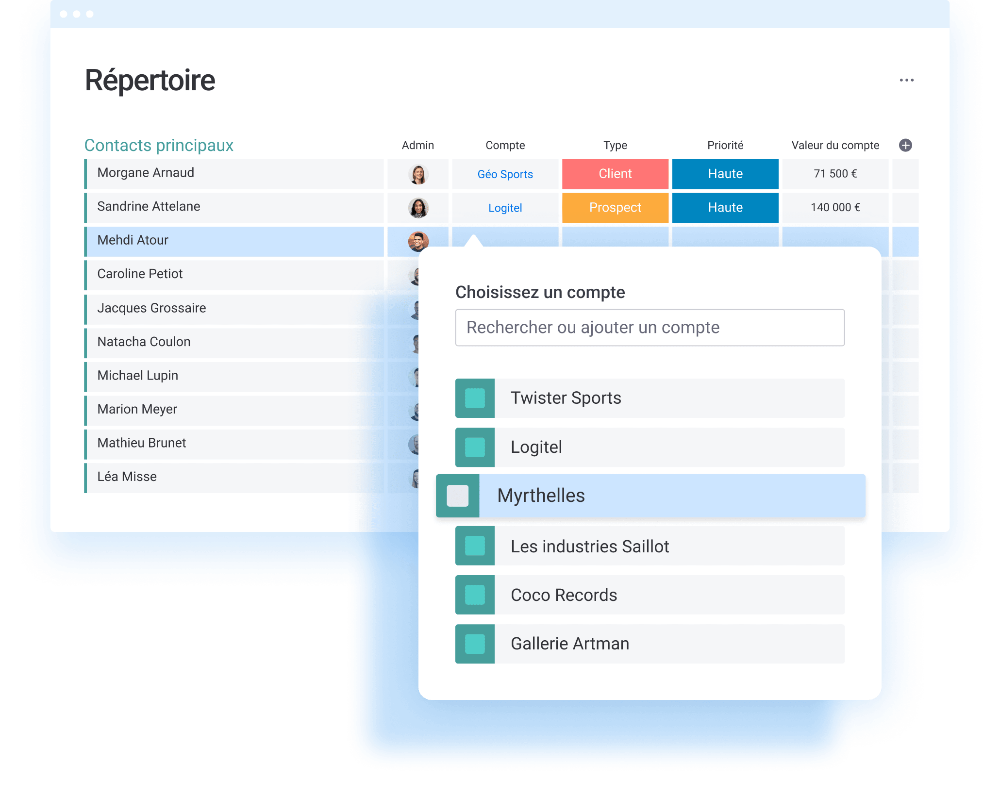 CRM Contacts