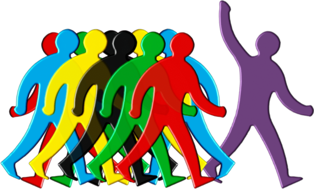 leader, crowd, stand out-2815528.jpg