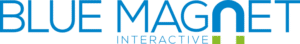 logo blue magnet