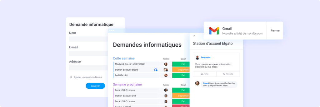 contrôle du projet