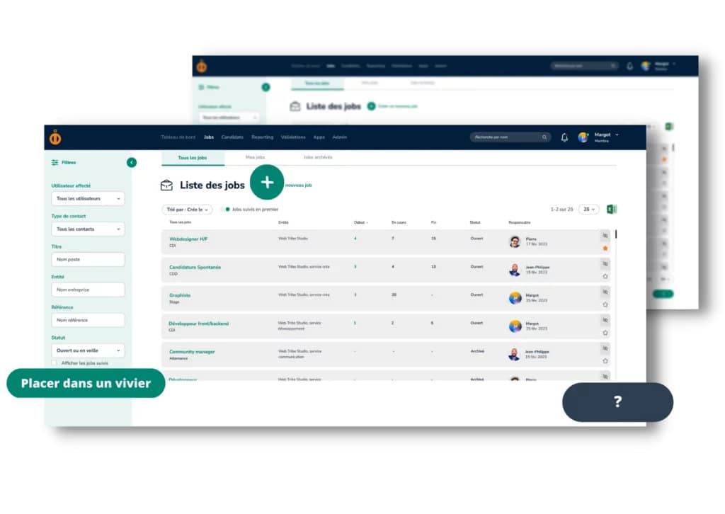 Logiciel de recrutement jobaffinity