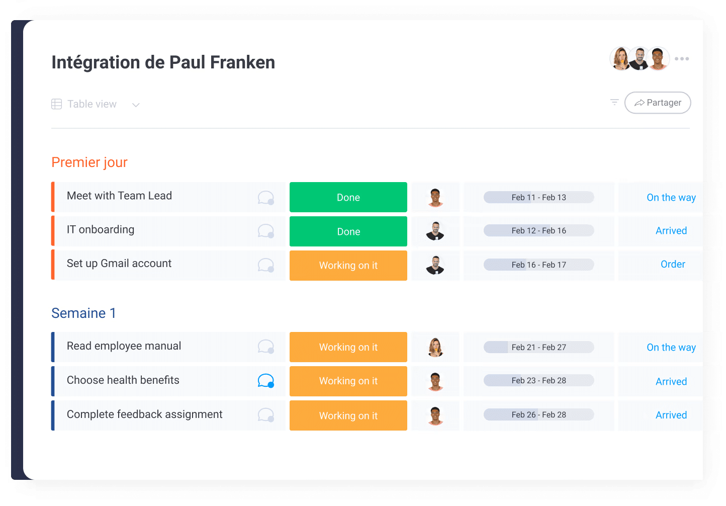 tableau onboarding monday