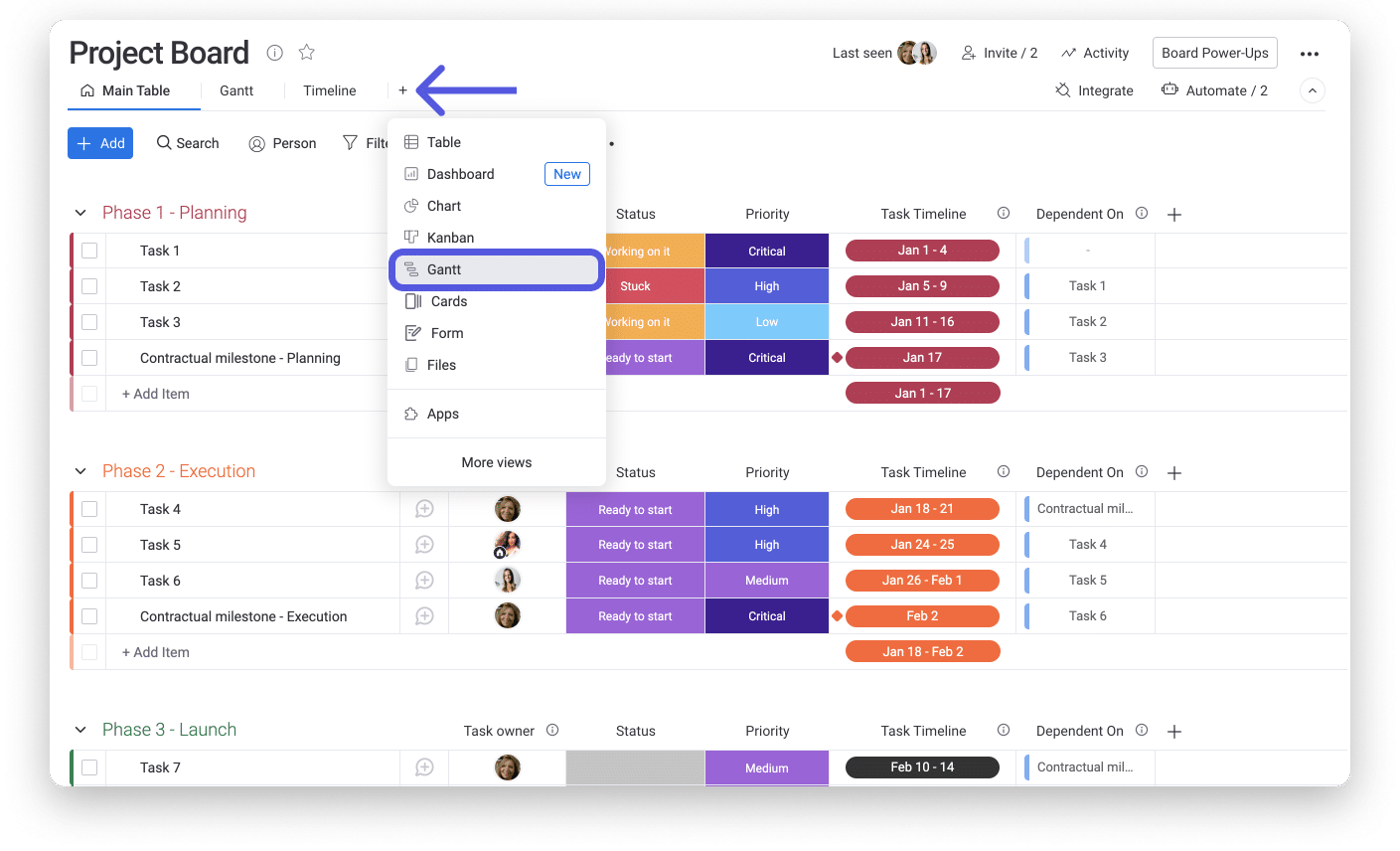 vue gantt