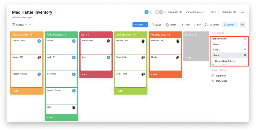 Tableau Kanban numerique