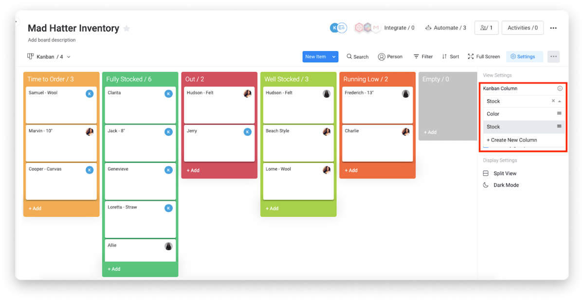 Tableau Kanban numerique