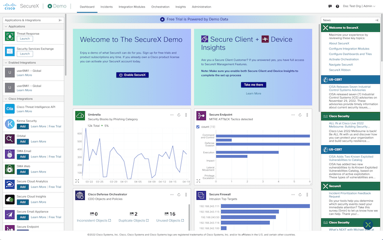 dashboard cisco