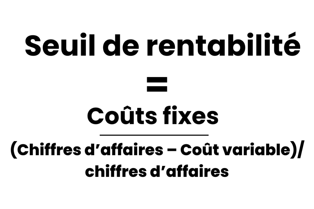 seuil de rentabilité