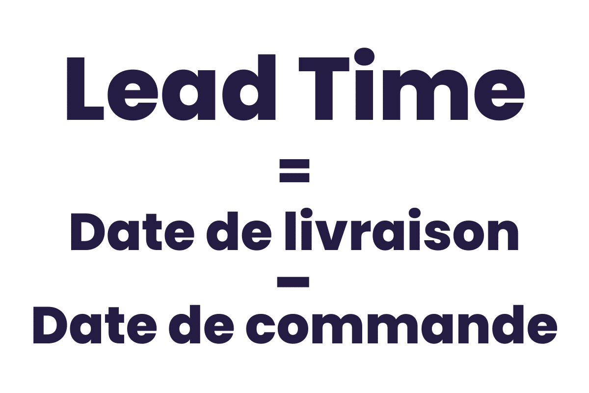 calcul du lead time