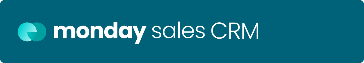 Tableau de bord commercial - monday Sales CRM banner