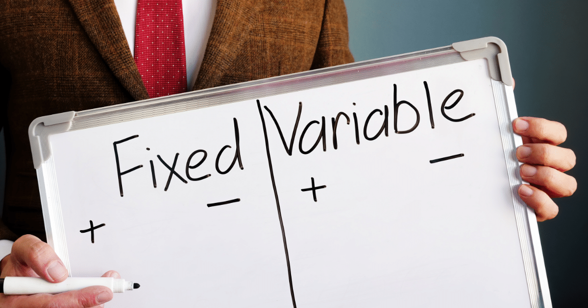 charges fixes et variables