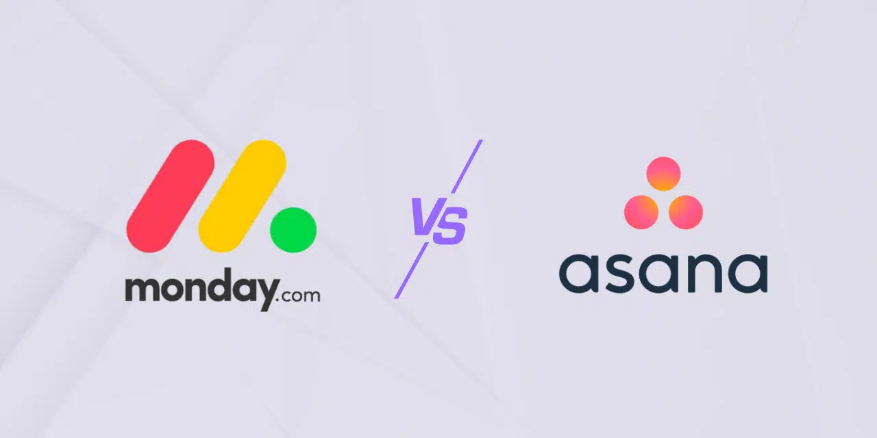 Mise en avant monday vs Asana