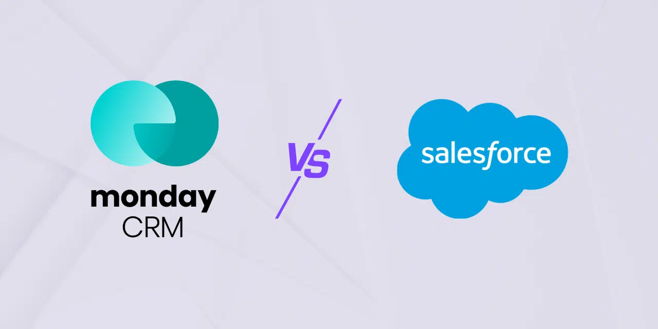 Mise en avant monday CRM vs Salesforce