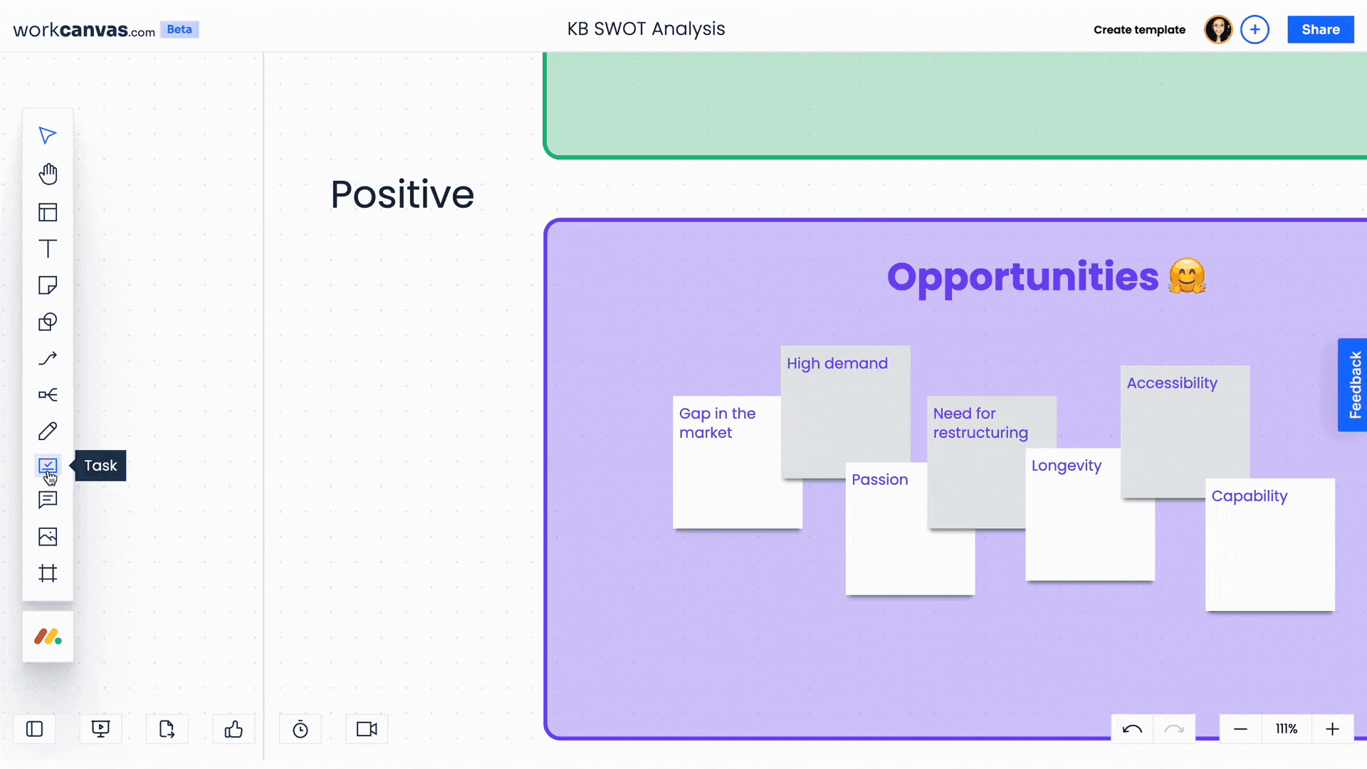 debuter workcanvas 7