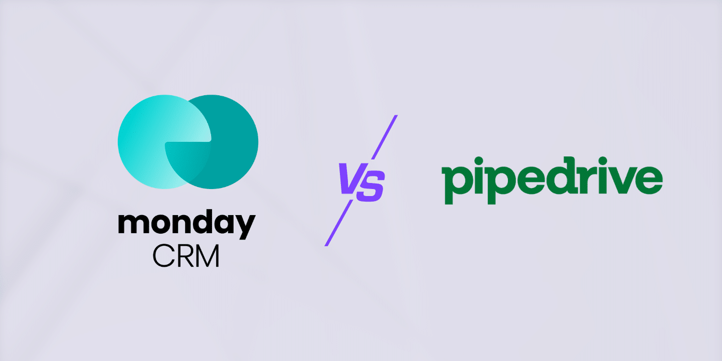 monday CRM vs pipedrive