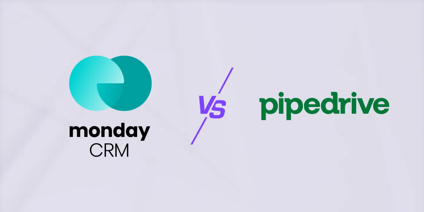 monday CRM vs pipedrive