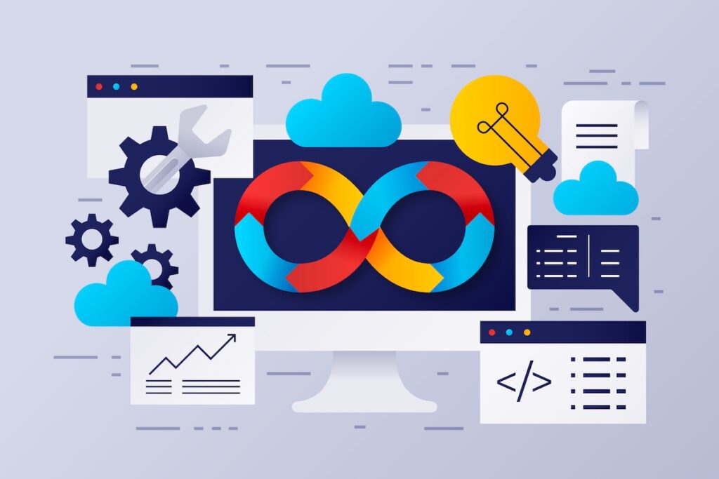 Illustration Mise en avant Devops