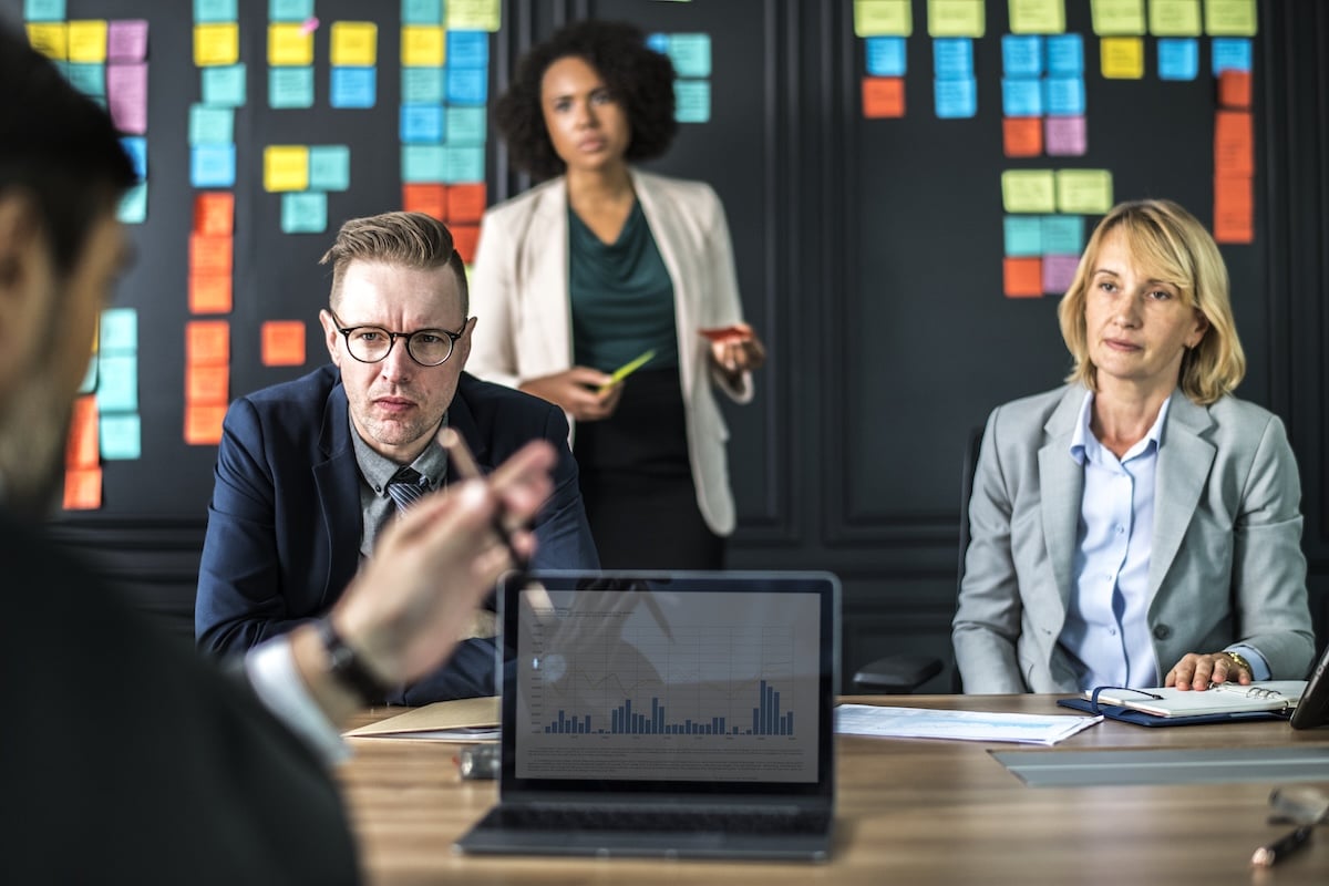 Business people in a meeting