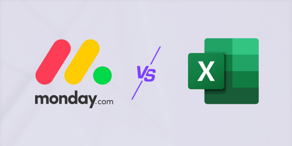 Mise en avant monday.com vs Excel