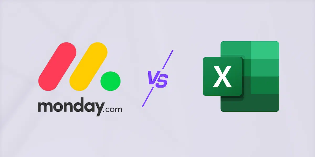 Mise en avant monday.com vs Excel