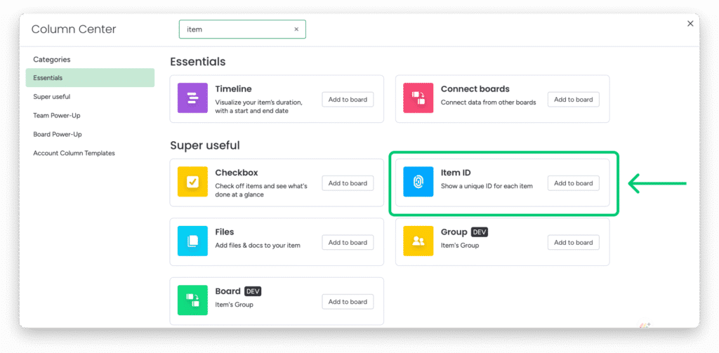 Dev - Activer l'ID